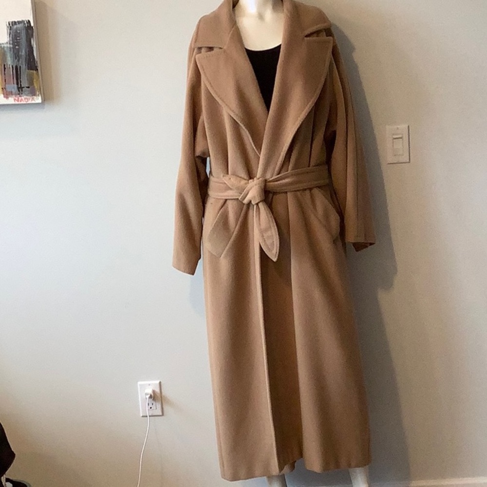 Max Mara Vintage Wool/Cashmere Long Coat